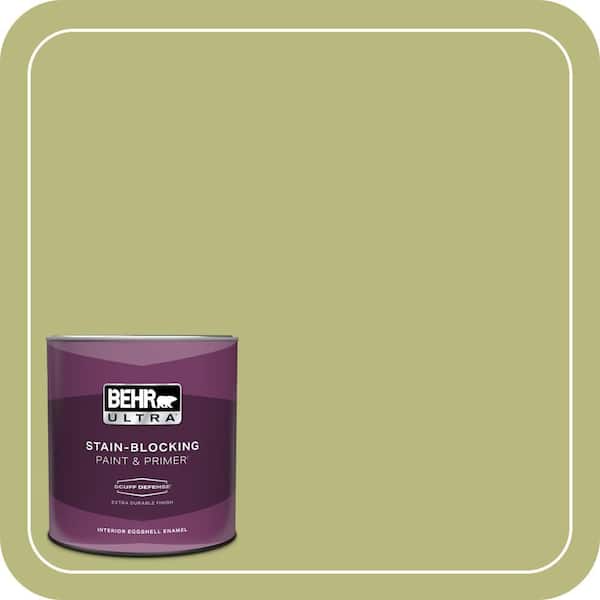 BEHR ULTRA 1 qt. #400D-5 Grass Cloth Extra Durable Eggshell Enamel Interior Paint & Primer