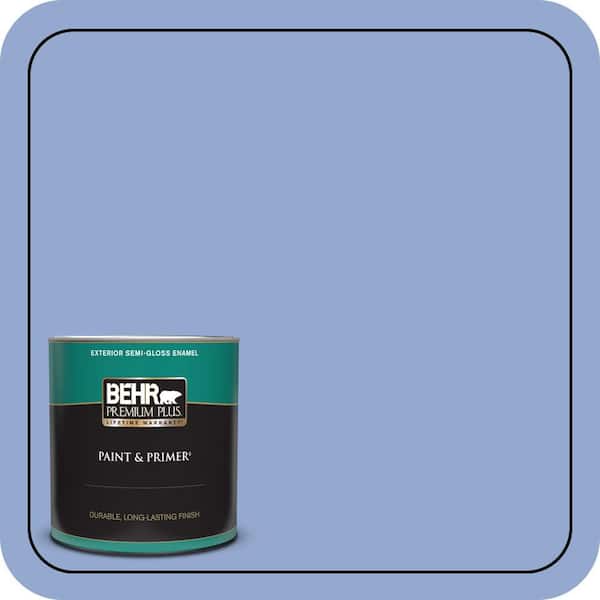 BEHR PREMIUM PLUS 1 qt. #M540-4 Hopeful Dream Semi-Gloss Enamel Exterior Paint & Primer