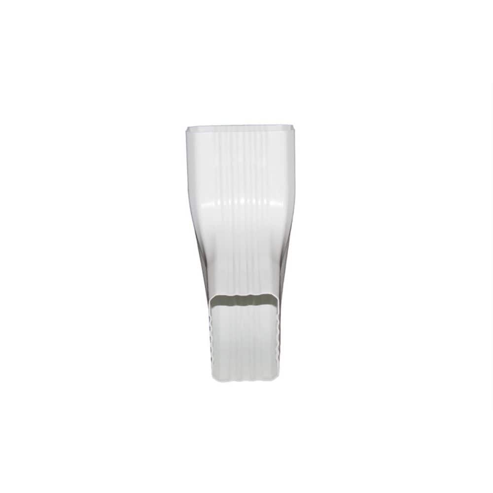 3 in. x 4 in. White Vinyl Downpipe - A/B Elbow price history on PriceWatchPro