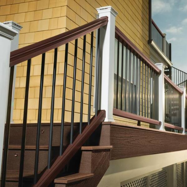 Trex - Enhance Naturals 1 in. x 6 in. x 16 ft. Toasted Sand Grooved Edge Brown Composite Deck Board