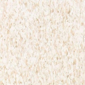 Take Home Sample - Standard Excelon Imperial Texture Fortress White Vinyl Composition Commercial Tile - 6 in. x 6 in.
