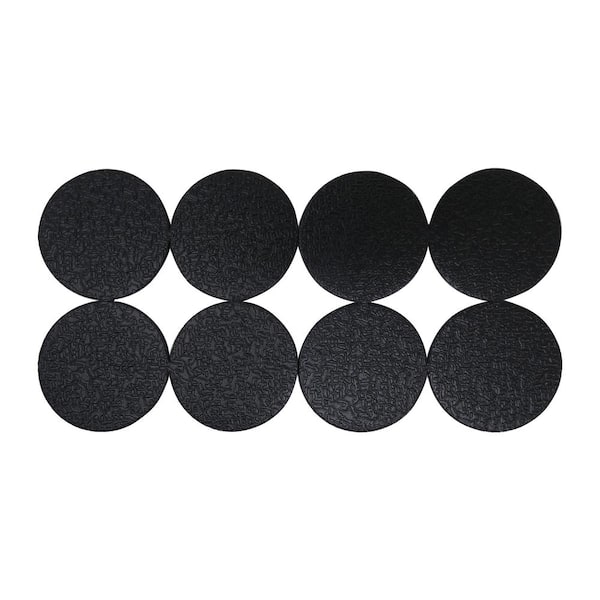 Scotch 1.5 in. Brown Round Hard Surface Gripping Pads (8-Pack