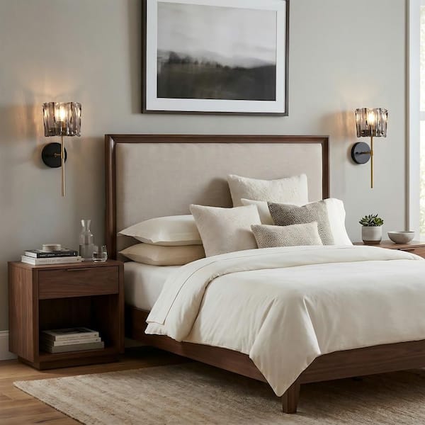 5.9 in. 1-Light Gray Wall Sconce Lantern