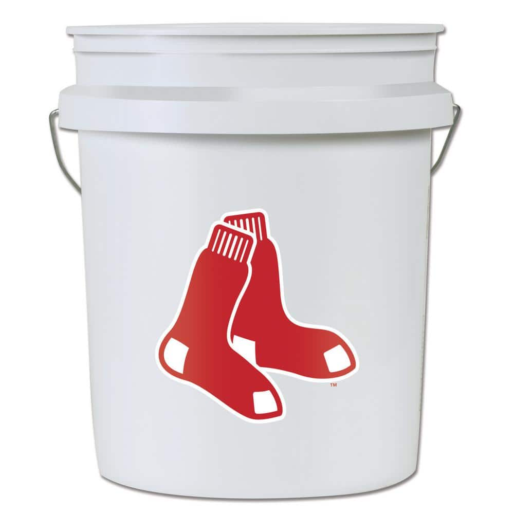 WinCraft Sports Boston Red Sox 5 GAL Bucket 1-Gallon Plastic Paint Bucket  in the Buckets department at