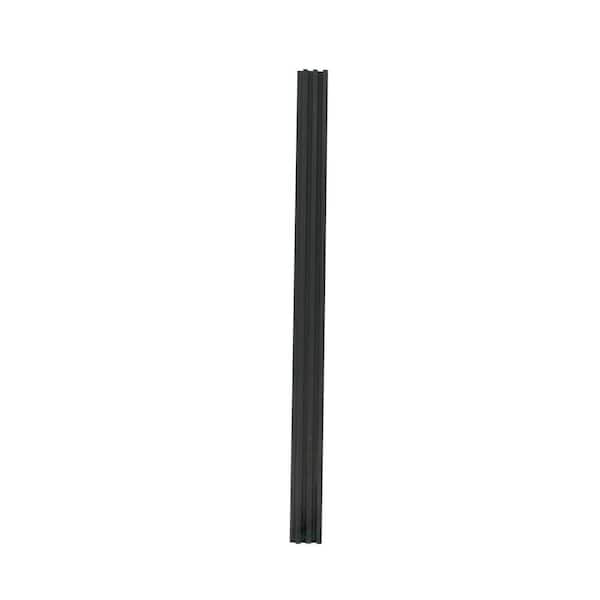 Mediterraneo 9.5 ft. x 7.7in. Decorative PVC Slat Wall Panel in Dark Brown