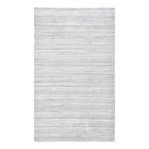 Deloris Contemporary Brown 2 ft. 8 in. x 8 ft. Handmade Area Rug