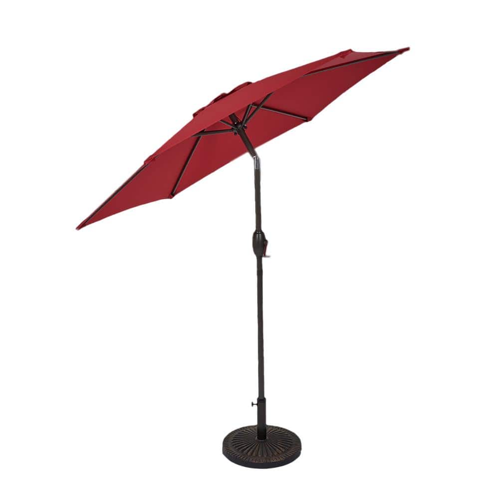 7.5 ft. Market Patio Umbrella in Burgundy