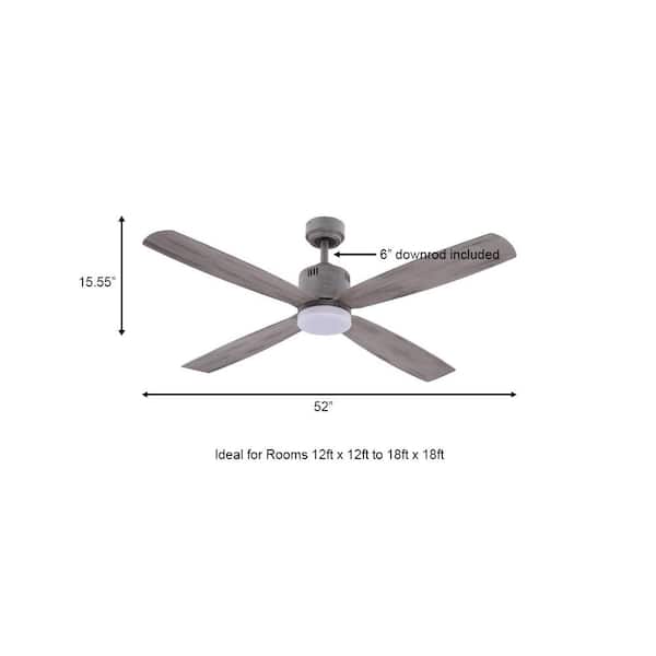 Home Decorators Collection Kitteridge 52 in. LED Indoor Home Decorators Collection Kitteridge 52 in. LED Indoor