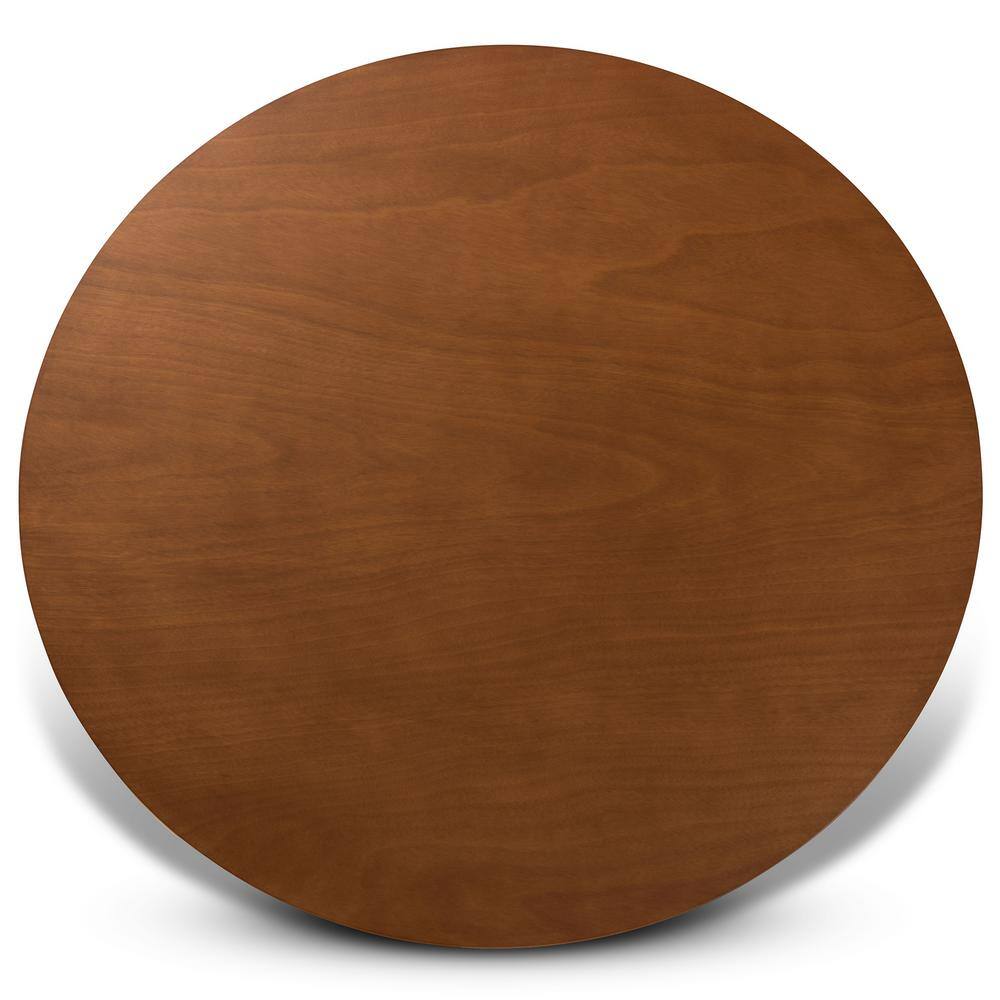 Jana 7-Piece Walnut Brown and Gray Fabric Dining Set