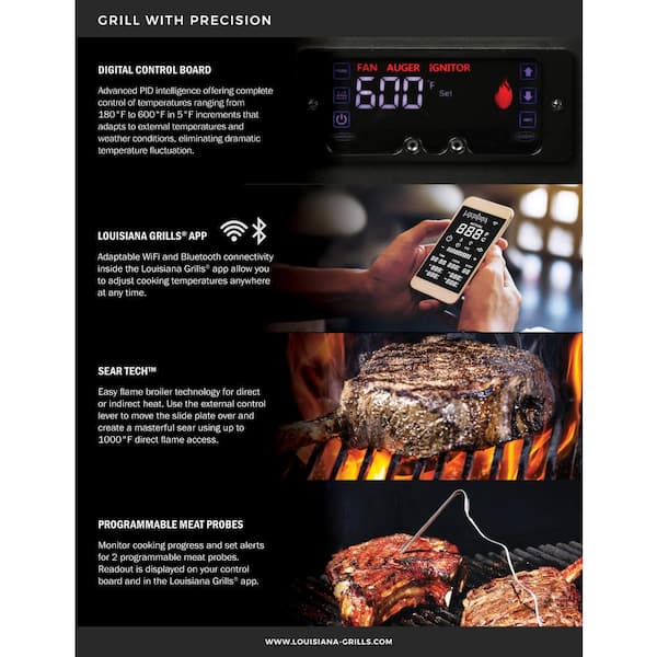 Digital Thermostat Controller Board Fits Pit Boss Wood Pellet Smoker Grills  with WiFi and Bluetooth Function