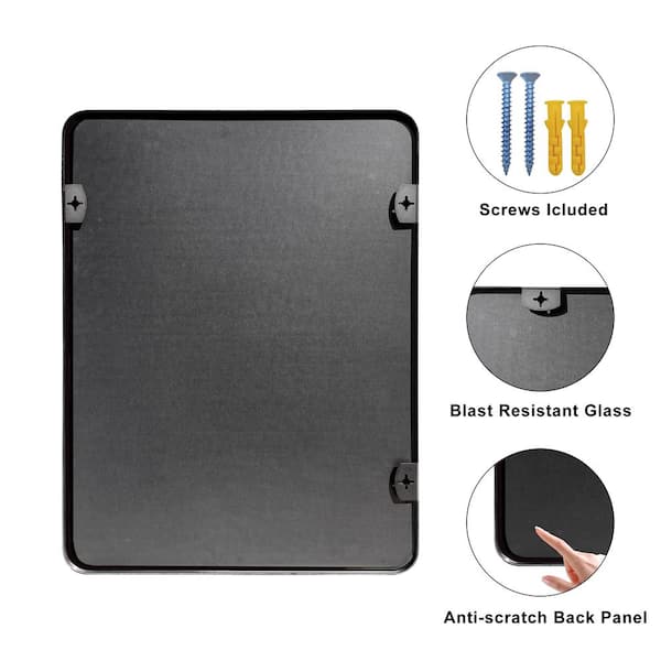LuxHomez 20 in. W x 30.2 in. H Rectangular Aluminum Frame