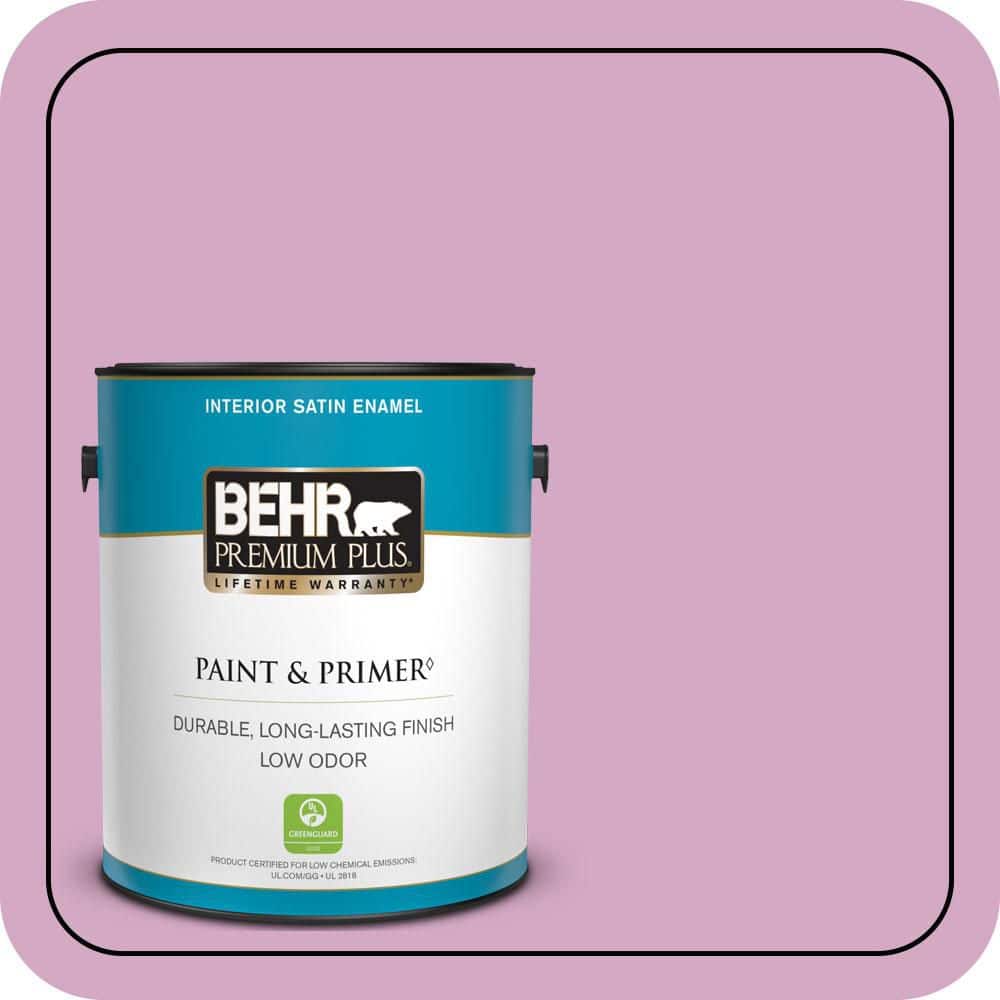 1 gal. #M120-4 Heart to Heart Satin Enamel Low Odor Interior Paint & Primer price history on PriceWatchPro