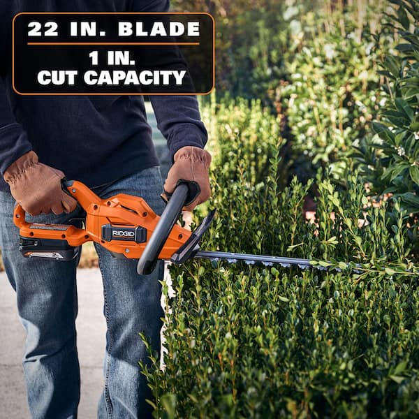 58 Volt Max* 22-Inch Cordless Brushless Hedge Trimmer (Battery and