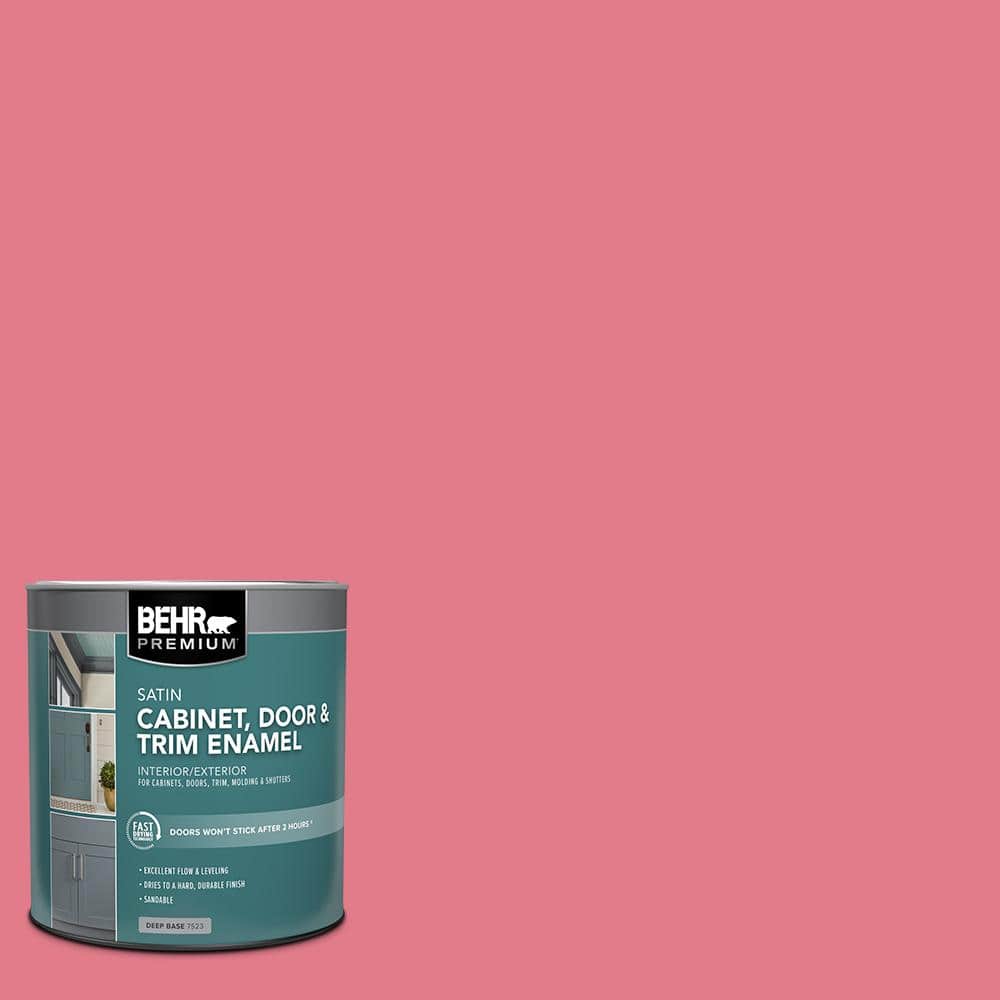 1 qt. #P150-4 Hot Gossip Satin Enamel Interior/Exterior Cabinet, Door & Trim Paint price history on PriceWatchPro
