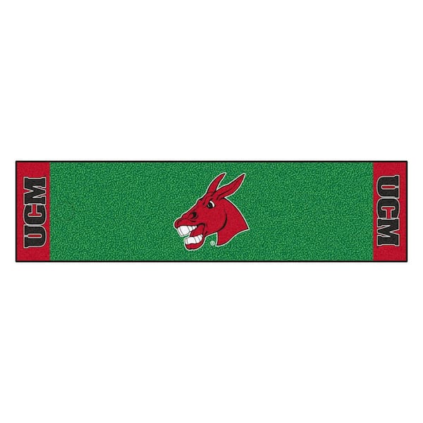 FANMATS NCAA University of Central Missouri 18 in. x 72 in. Putting Green Mat
