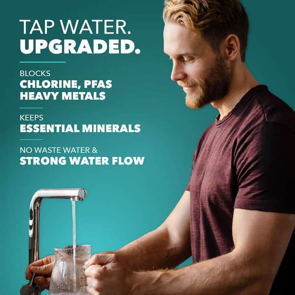 CuZn 50000 Gal. 5-Year Ultra Long Lasting Under-Sink Water Filter System with Direct Connect to Kitchen Faucet, NSF Certified UC-200