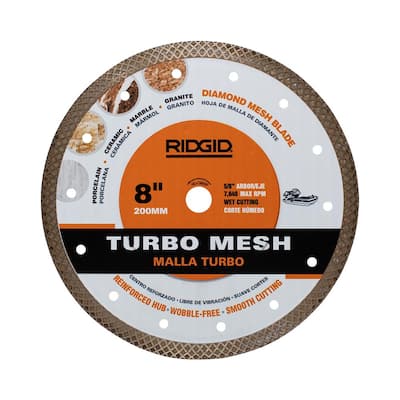 8 in. Continuous Mesh Rim Diamond Blade