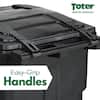 ECOSOLUTION 32 Gal. Wheeled Outdoor Garbage Can with Lid, ECO Green  (2-Pack) TI0096 - The Home Depot