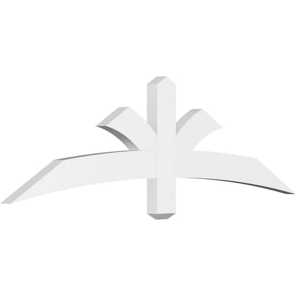 Ekena Millwork Davenport 60 in. W x 17.5 in. H x 2 in. D Signature Polyurethane Bracket