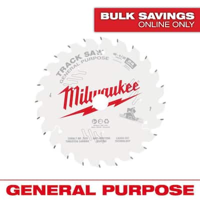 6-1/2 in. x 24-Tooth Carbide General Purpose Track Saw Blade (1-Pack)
