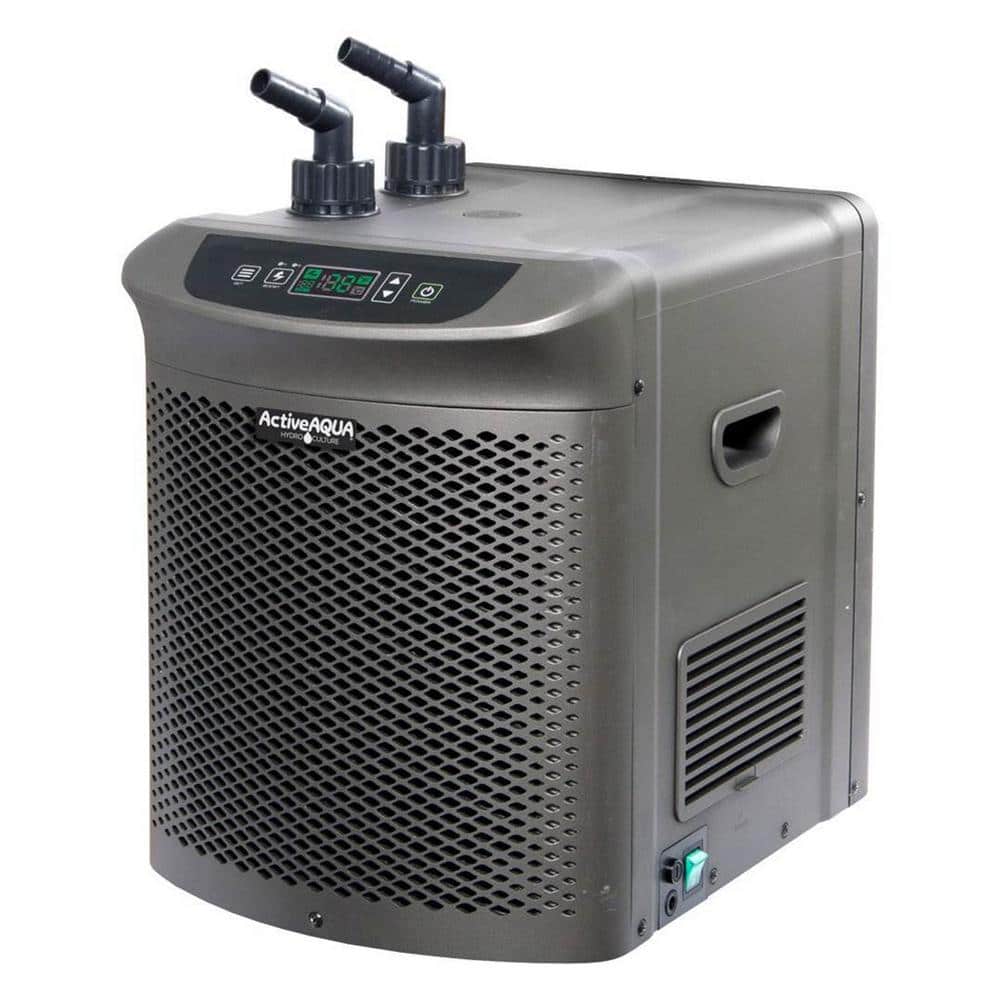 Active Aqua 1/4 HP Black Hydroponic Water Chiller