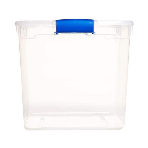 Home Basics 30L Plastic Storage Container Clear