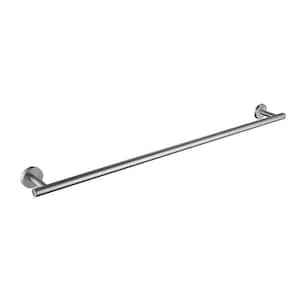 33 in. Wall Mount Stainless Steel Towel Bar in Brushed