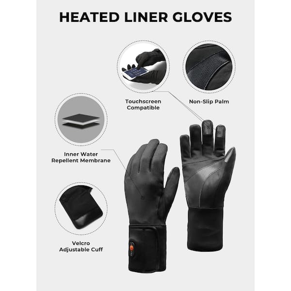 ORORO Heated Mittens for Women and Men, Rechargeable Heated Gloves for  Skiing Hiking and Arthritic Hands