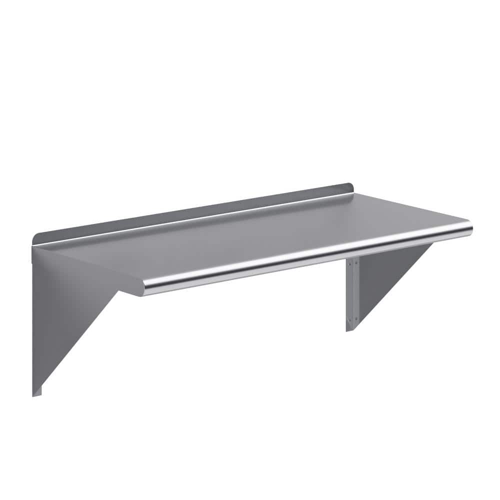 【GRINDRODGE生刷】MINIMAL WORKS MOCHA SHELF AMGOOD 16 in. x 36 in. Stainless Steel Wall Shelf Kitchen