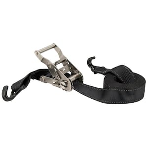 1.5 in. x 15 ft. 1000 lbs. Stainless Steel Ratchet Tie Down Strap