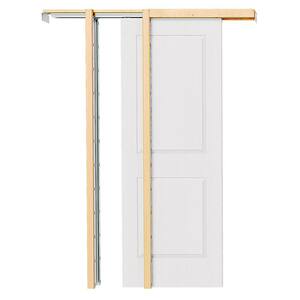 TENONER 48 in. x 80 in. 6 Panel, Hollow Core, White Primed, MDF ...