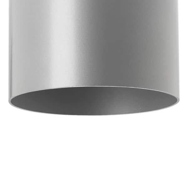 Progress Lighting Cylinder Collection 6" Metallic Gray Modern Outdoor LED  Up/Down Wall Lantern Light P5642-82/30K The Home Depot