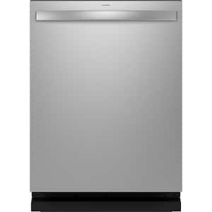 Profile 24 in. Smart Built-In Top Control Fingerprint Resistant Stainless Dishwasher with Microban Technology, 45 dBA