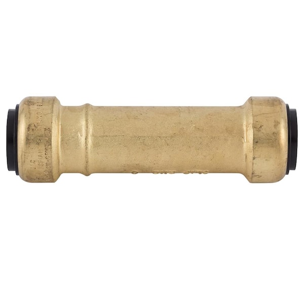 Tectite 3/4 in. Brass Push-To-Connect Slip Repair Coupling