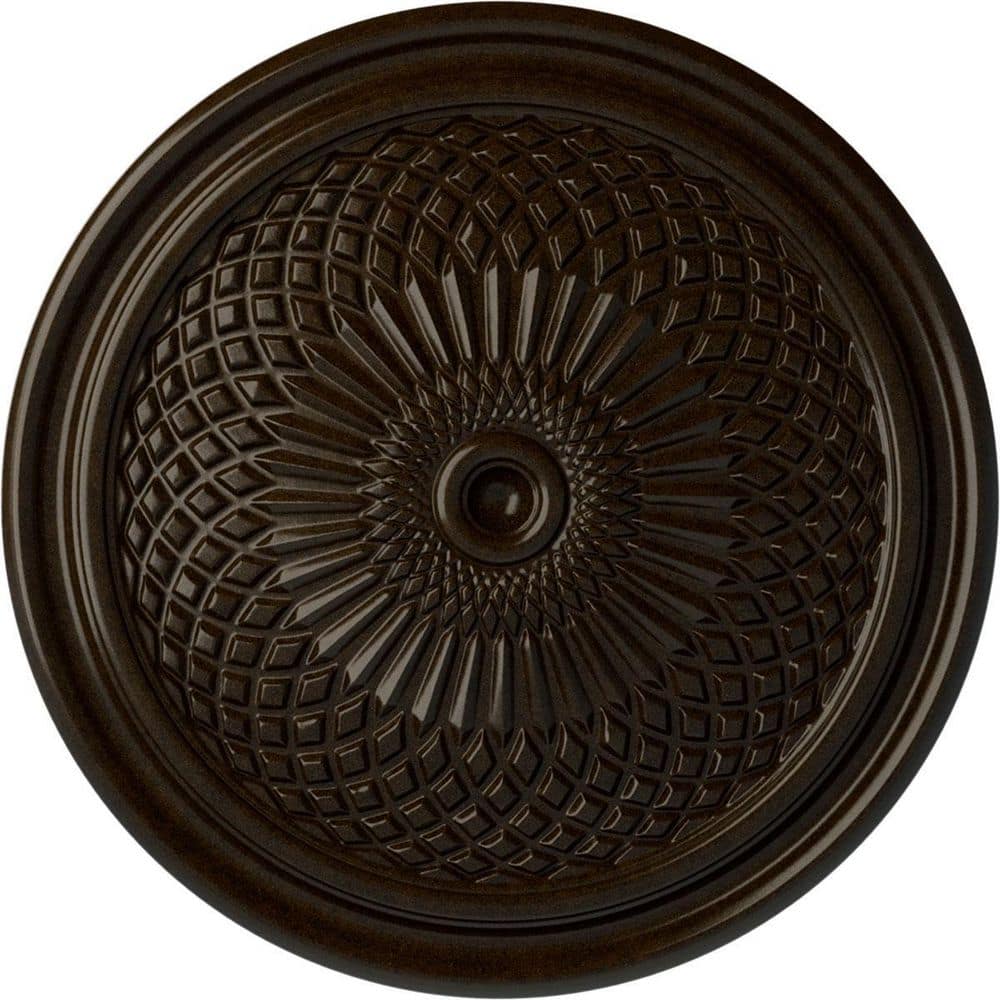 22 in. x 1-3/4 in. Trinity Urethane Ceiling Medallion (Fits Canopies upto 3 in.), Bronze price history on PriceWatchPro