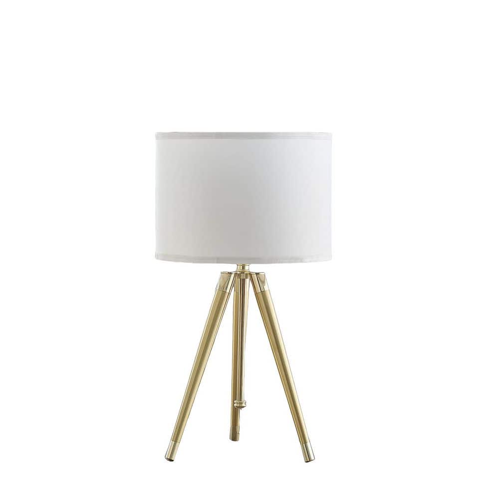39in. Gold Plus White Bedside,Task and Reading Table Lamp for Living Room,Bedroom w/ White Linen Shade No Bulbs Included price history on PriceWatchPro