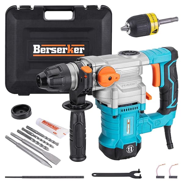 9 Amp 1-1/8 in. Corded Variable Speed SDS-Plus Concrete/Masonry Rotary Hammer Drill with Carrying Case