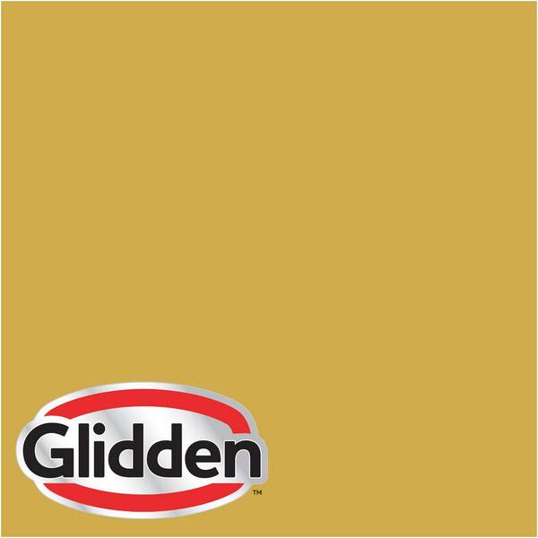 Glidden Premium 1 gal. #HDGY53D Pirate Gold Flat Interior Paint with Primer