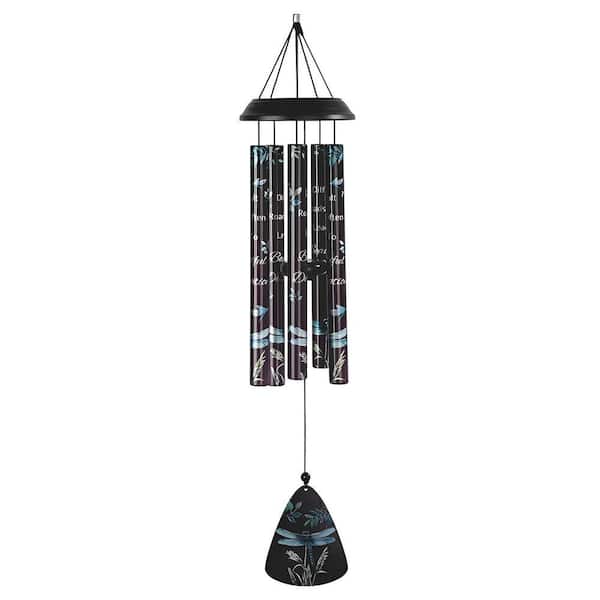 30 in. Long Dragonfly Stamped TubeWind Chime