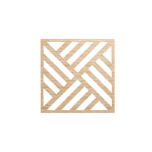 11 3/8 in. x 11 3/8 in. x 1/4 in. Alder Small Allen Decorative Fretwork Wood Wall Panels (10-Pack)