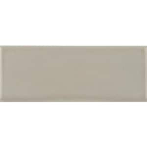 Portico Pearl Handcrafted 4 in. x 12 in. Glossy Ceramic Wall Tile (5 sq. ft. / case)