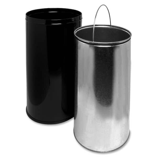 Genuine Joe 12 Gal. Black Round Top Trash Can GJO58887 - The Genuine Joe 12 Gal. Black Round Top Trash Can GJO58887 - The