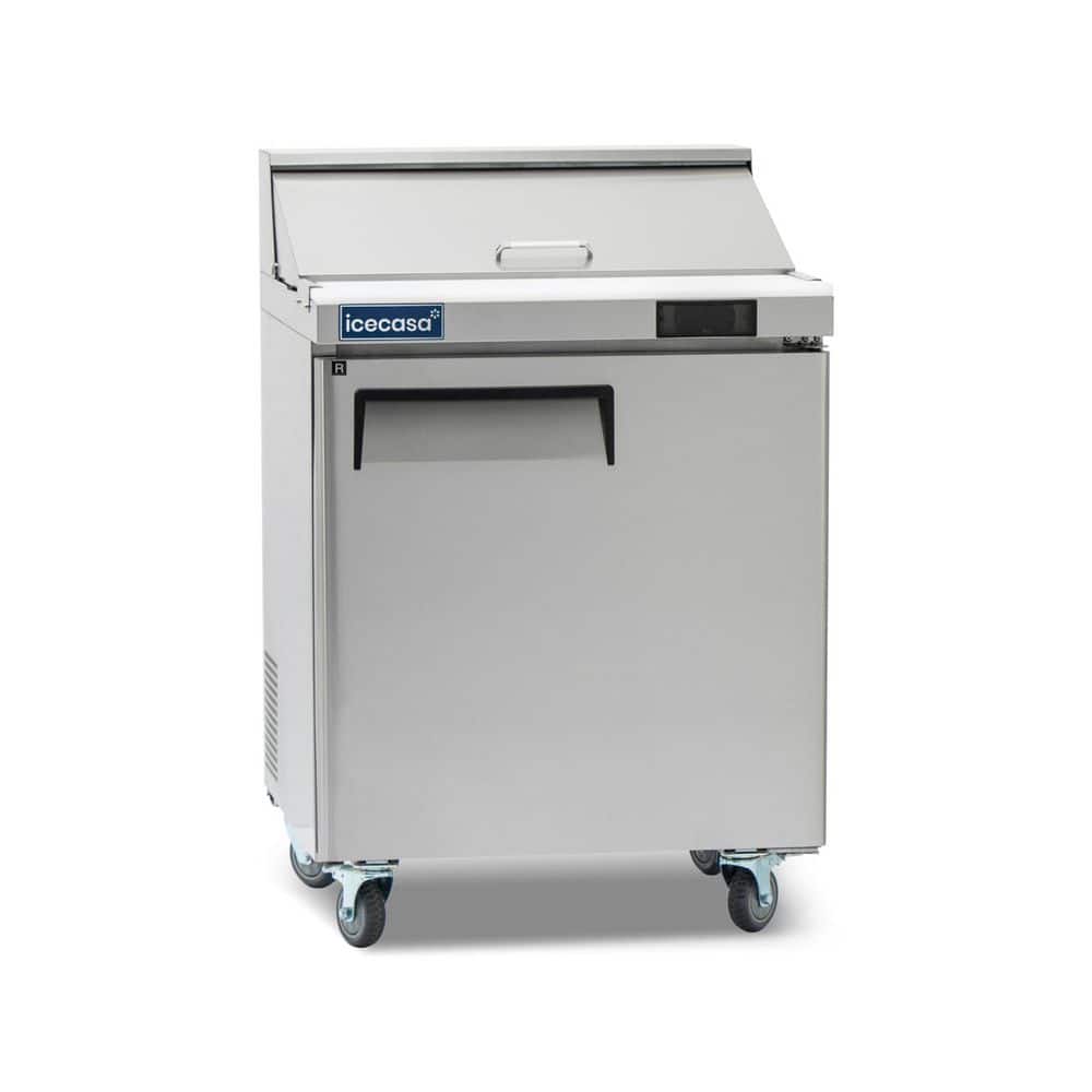 28 in. Commercial Refrigerator Sandwich and Salad Prep Table, 8 cu. ft. Stainless Steel Refrigerated Food Prep Station price history on PriceWatchPro