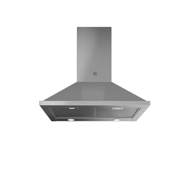 Bertazzoni Professional 30 in. 600 CFM Wall Mount Chimney Hood in 