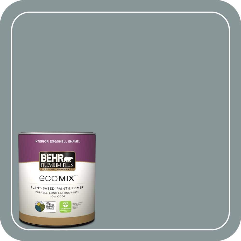 1 qt. #PPU12-15 Atmospheric Eggshell Enamel EcoMix Plant-Based Interior Paint & Primer price history on PriceWatchPro