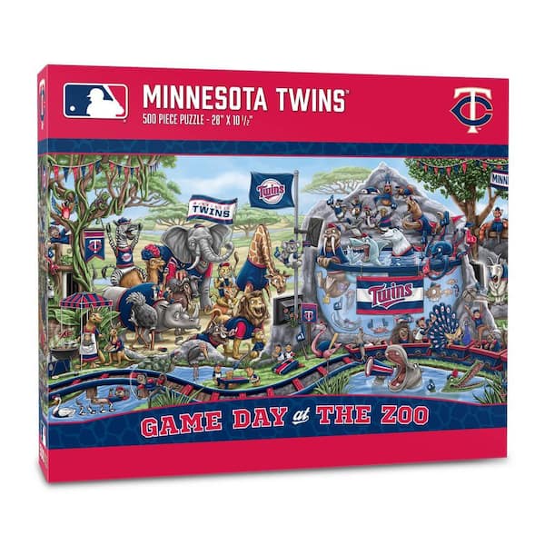 YouTheFan MLB Minnesota Twins Game Day At The Zoo 500-Piece Puzzle