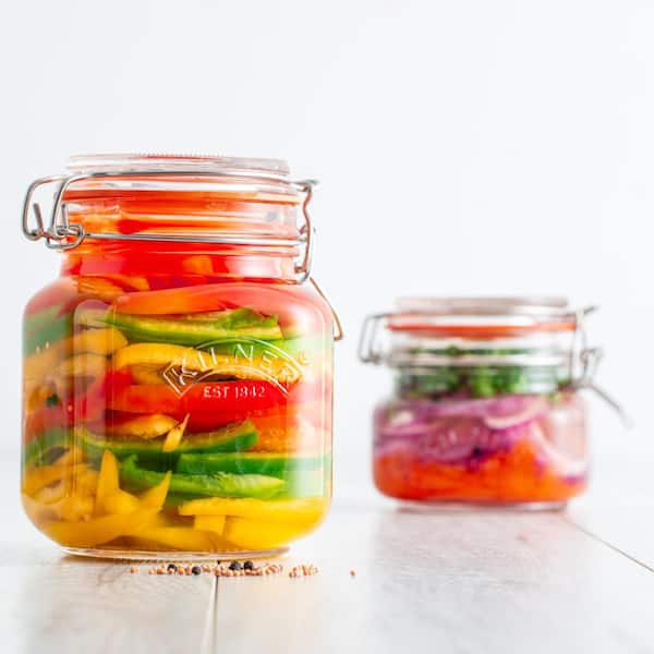 Round Clip Top Jar Set of 6 (12oz), Kilner