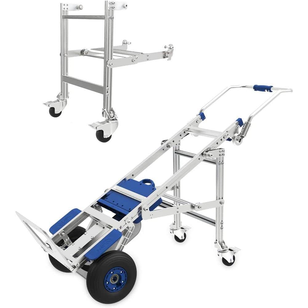 375 lb. Capacity Electric Stair Climbing Foldable Hand Truck Dolly Cart wit