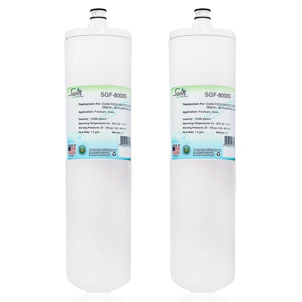 Swift Green Filters SGF-8000S Compatible Commercial Water Filter for CFS8000-S, 5585401, (2 Pack)