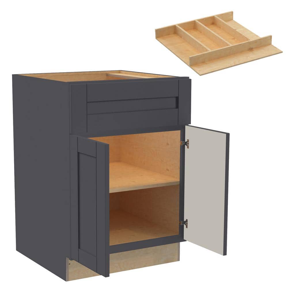 Washington 24 in. W x 24 in. D x 34.5 in. H Assembled Plywood Base Kitchen 